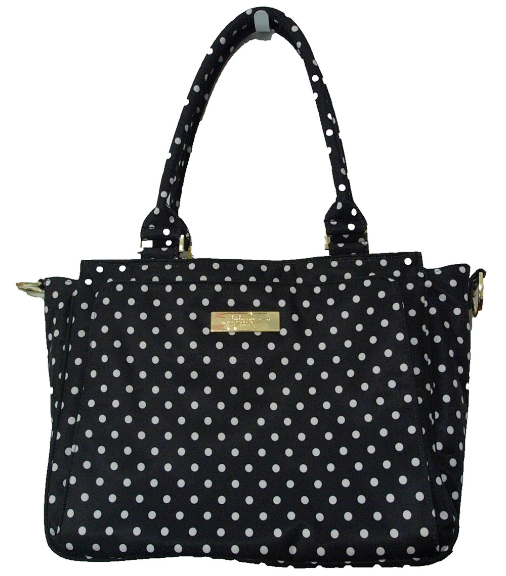 Jujube Be Supplied Polka Dot Diaper Tote Office-Ready Classic Preppy NWOT